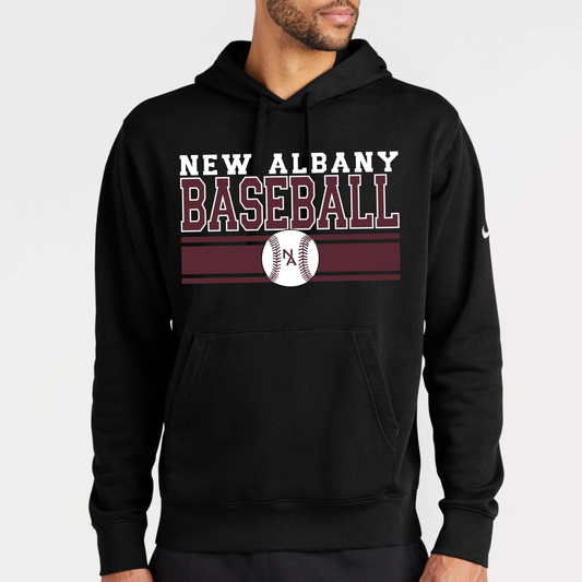 NA Travel Baseball: Nike Club Fleece Hooded Sweatshirt