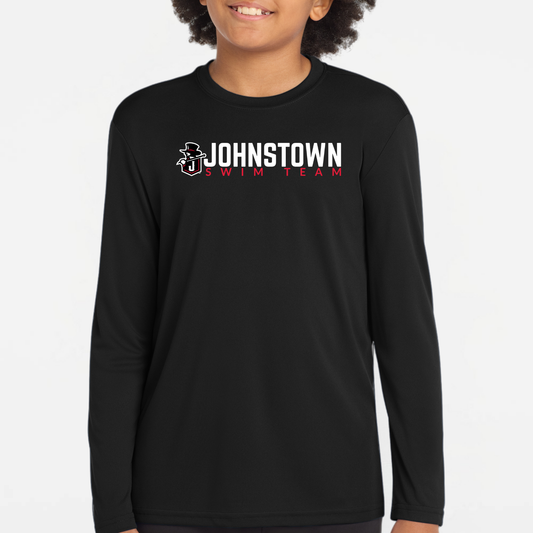 JS: Johnstown Swim Team Long Sleeve Tech T-Shirt