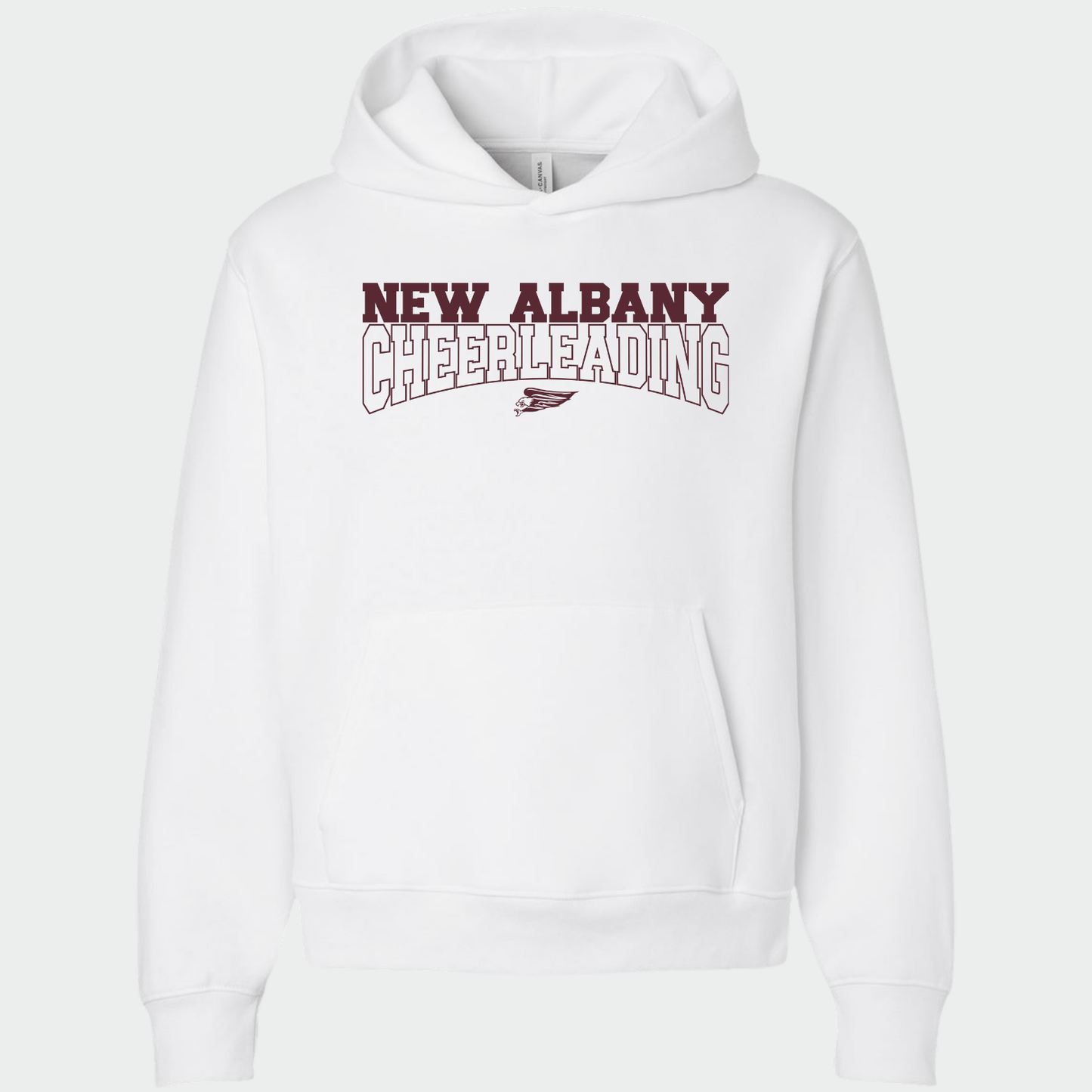 NAYCHEER: New Albany Cheerleading Heavyweight Hooded Sweatshirt