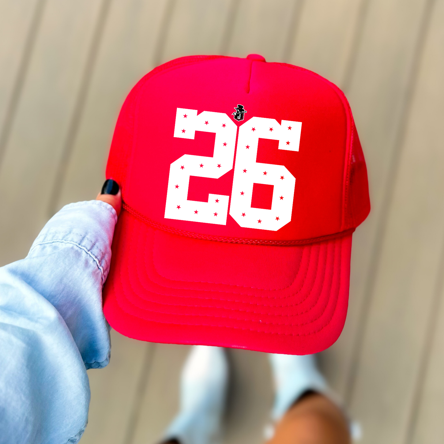 JYAA: Johnnies *custom* Star Number Trucker Hat