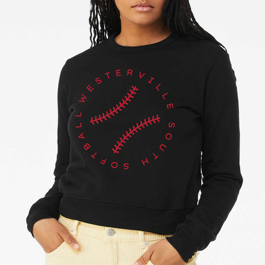 Westerville South Softball: Women's Sponge Fleece Sweatshirt