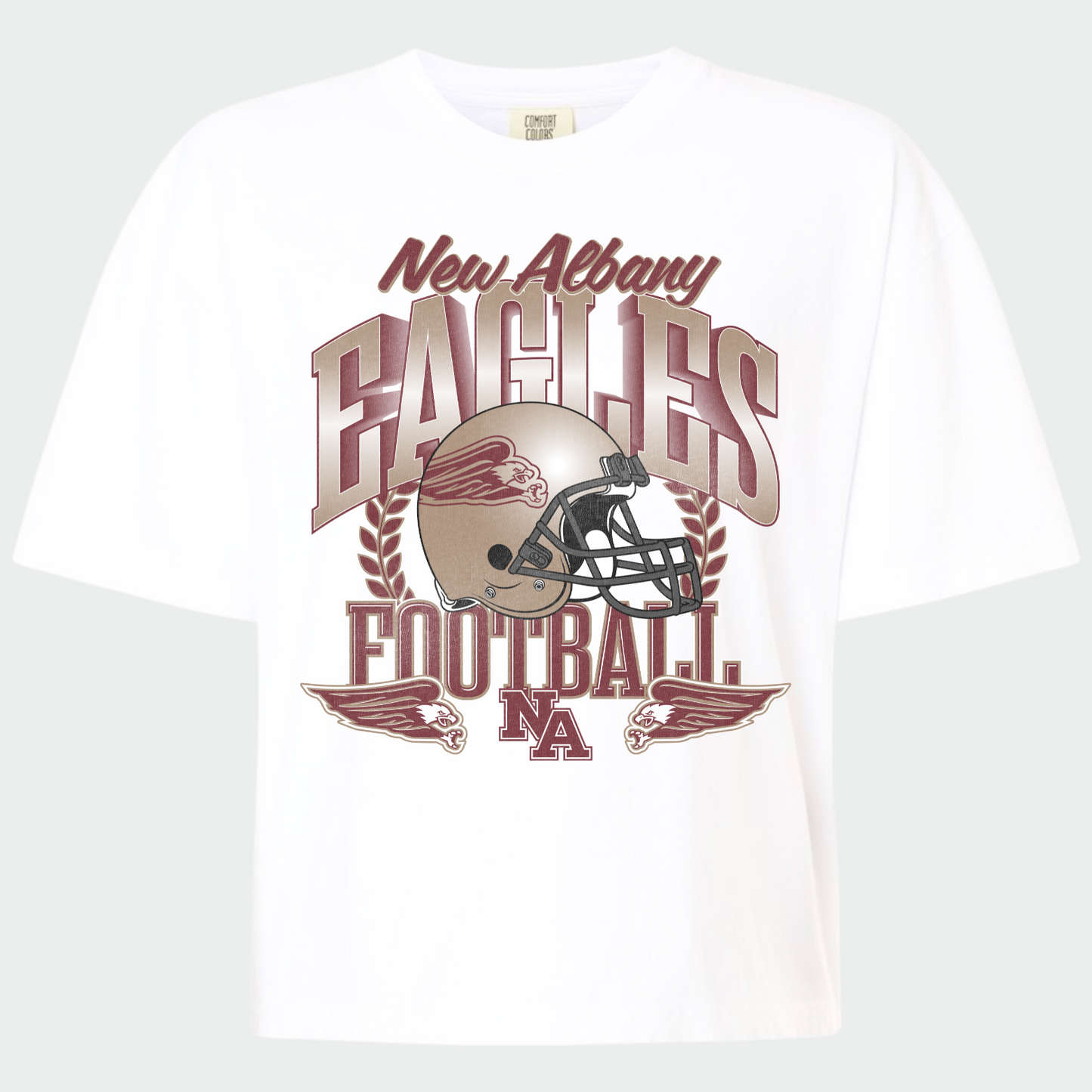 NAYCHEER: New Albany Eagles Football Women's T-Shirt