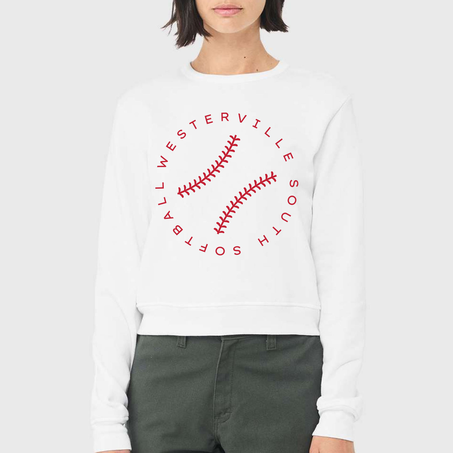 Westerville South Softball: Women's Sponge Fleece Sweatshirt