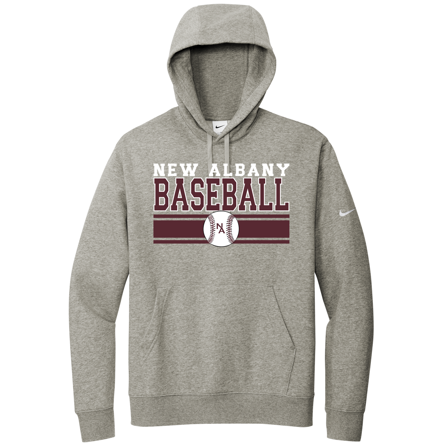 NA Travel Baseball: Nike Club Fleece Hooded Sweatshirt