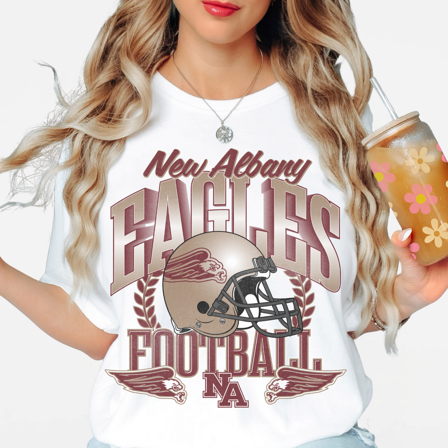 NAYCHEER: New Albany Eagles Football T-Shirt