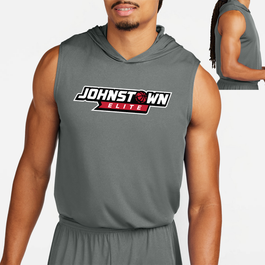 JEB: Johnstown Elite Basketball Sleeveless Hooded Tech T-Shirt