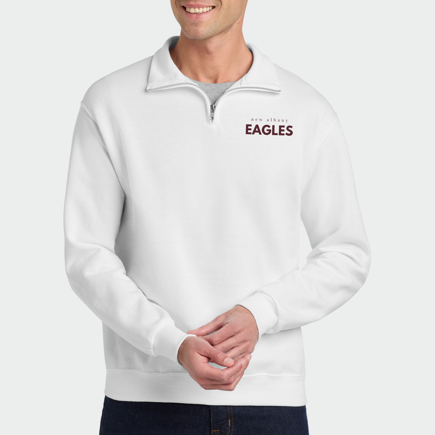 NA Eagles: Quarter Zip Sweatshirt