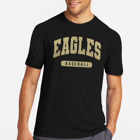 Eagles Baseball: Raglan Triblend Wicking T-Shirt
