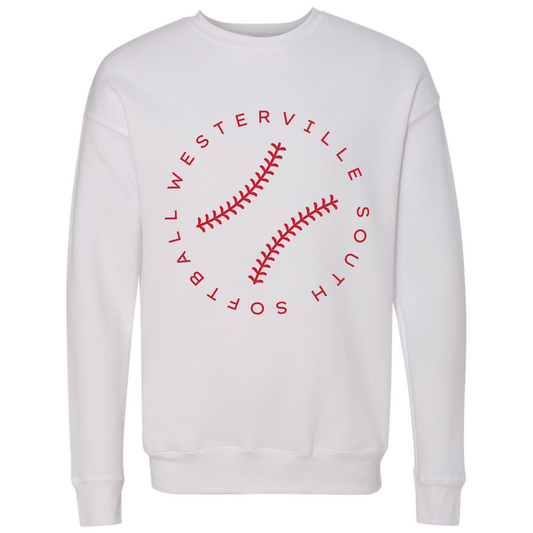 Westerville South Softball: Sponge Fleece Sweatshirt