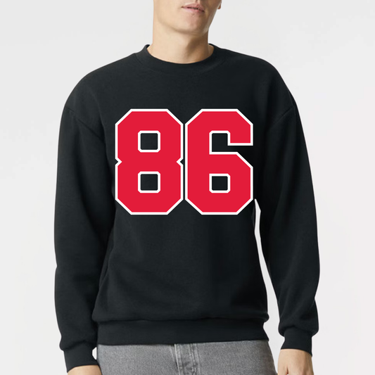 JYAA: Lucky Number Reflex Fleece Crew Sweatshirt