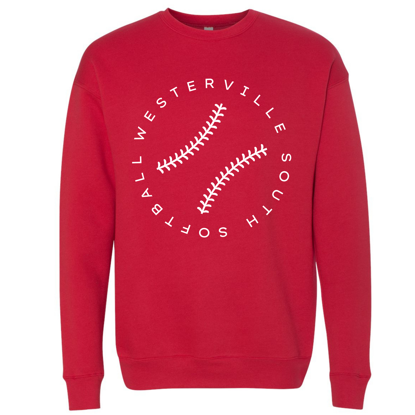 Westerville South Softball: Sponge Fleece Sweatshirt