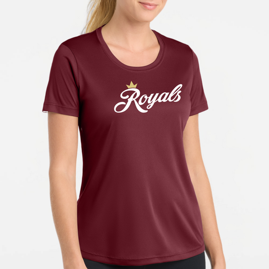 TCR: Royals Women's Scoop Neck Tech T-Shirt