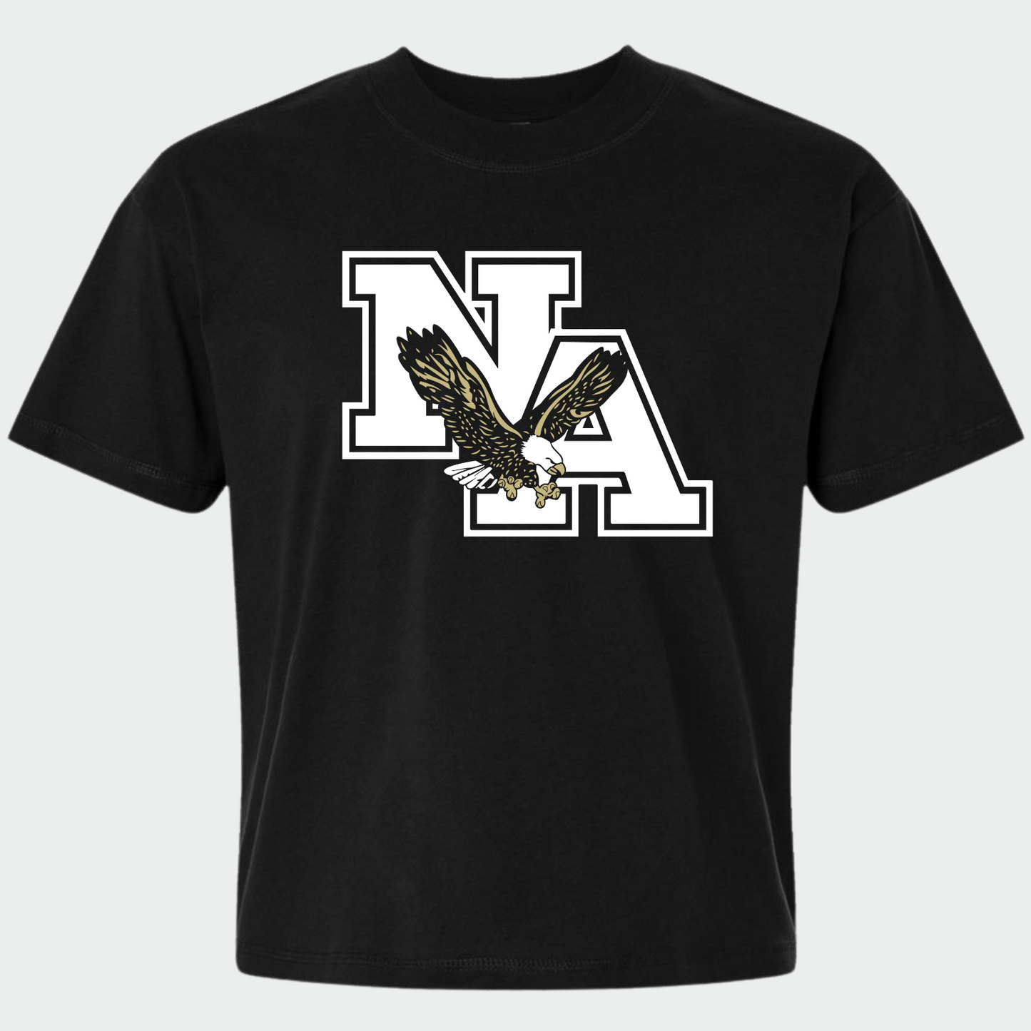 Block NA w/Eagle Relaxed Crew T-Shirt
