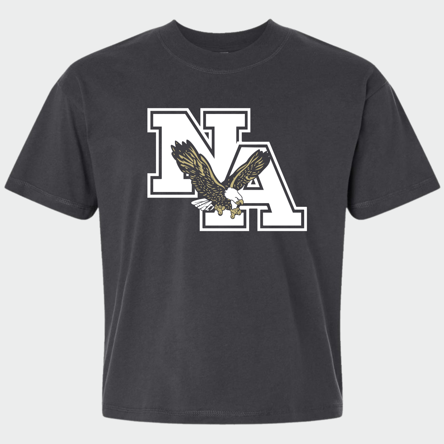 Block NA w/Eagle Relaxed Crew T-Shirt
