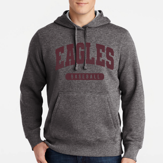 Eagles Baseball: Eagles Pullover Hooded Sweatshirt