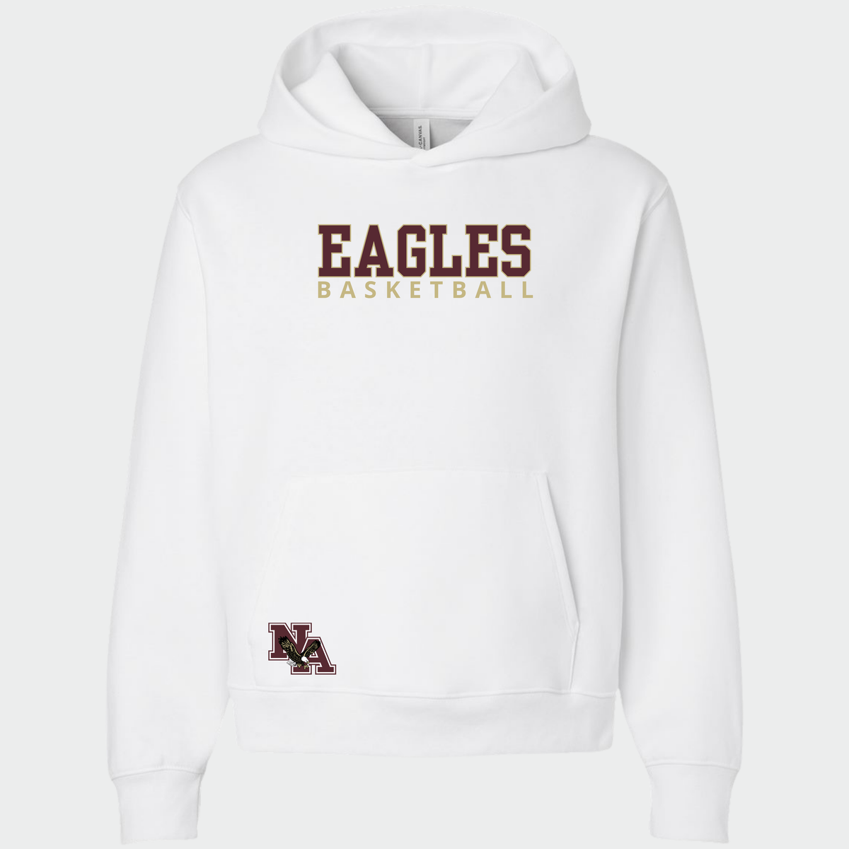 NAGTB: Eagles Basketball, Heavyweight Hooded Sweatshirt