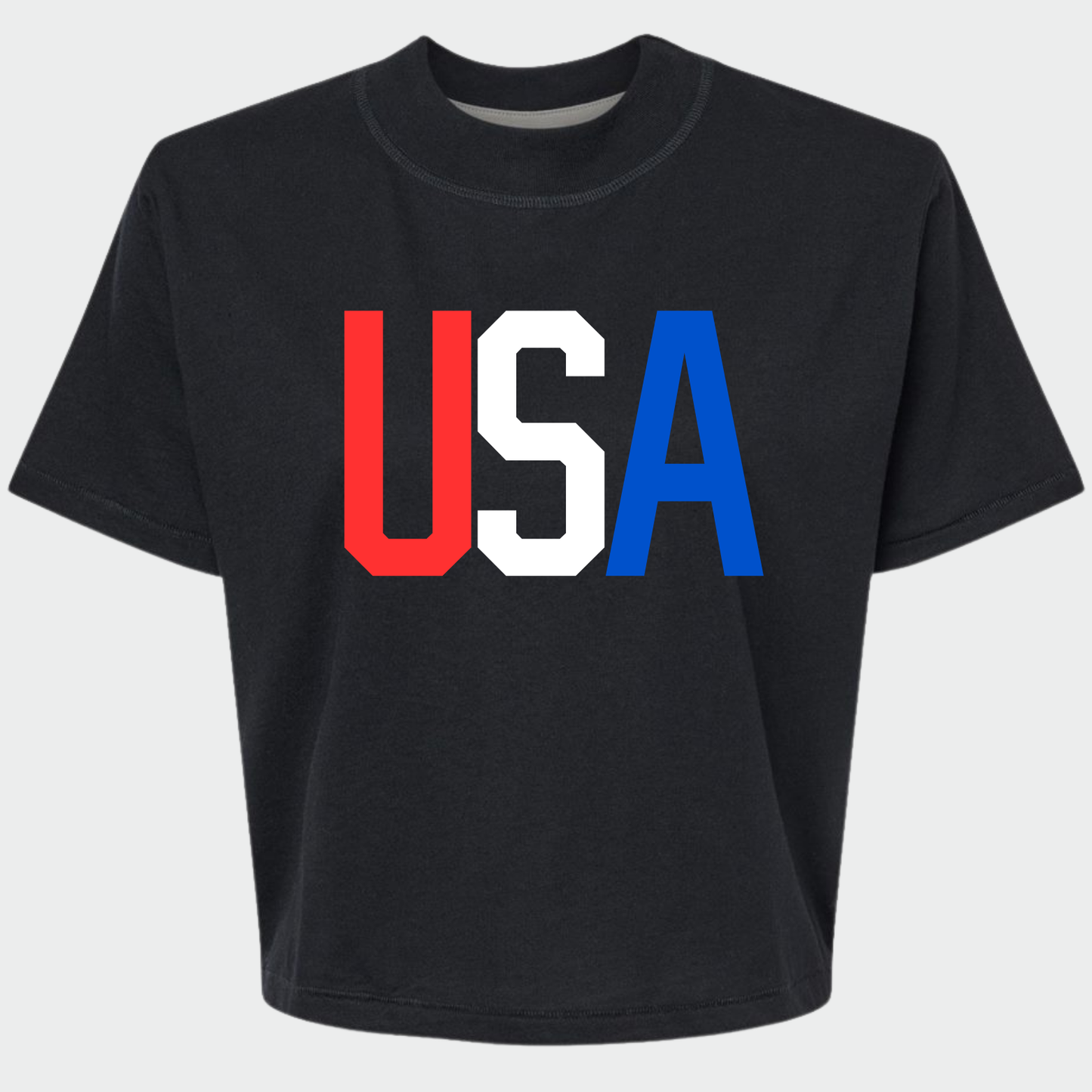 PATRIOTIC: USA Women's Boxy T-Shirt