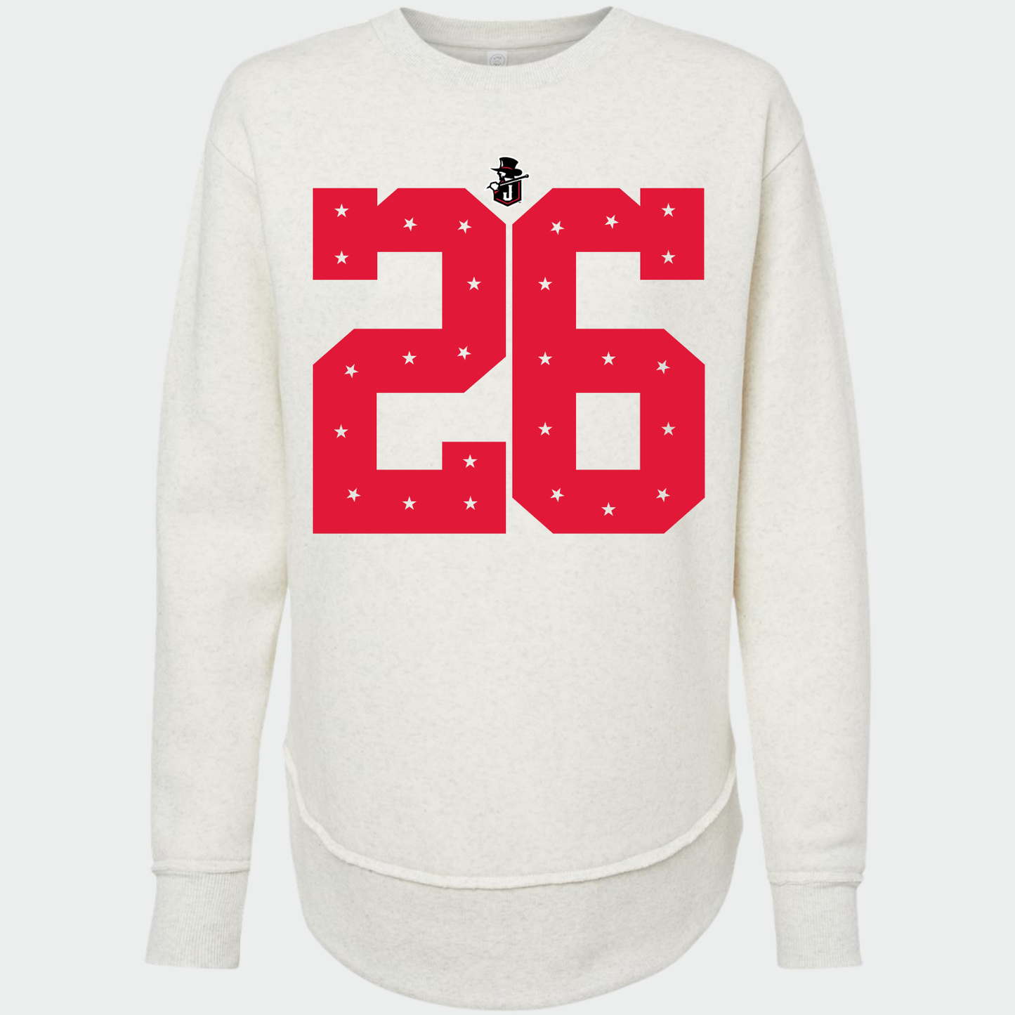 JYAA: Johnnies *custom* Star Number Women's Weekend Sweatshirt