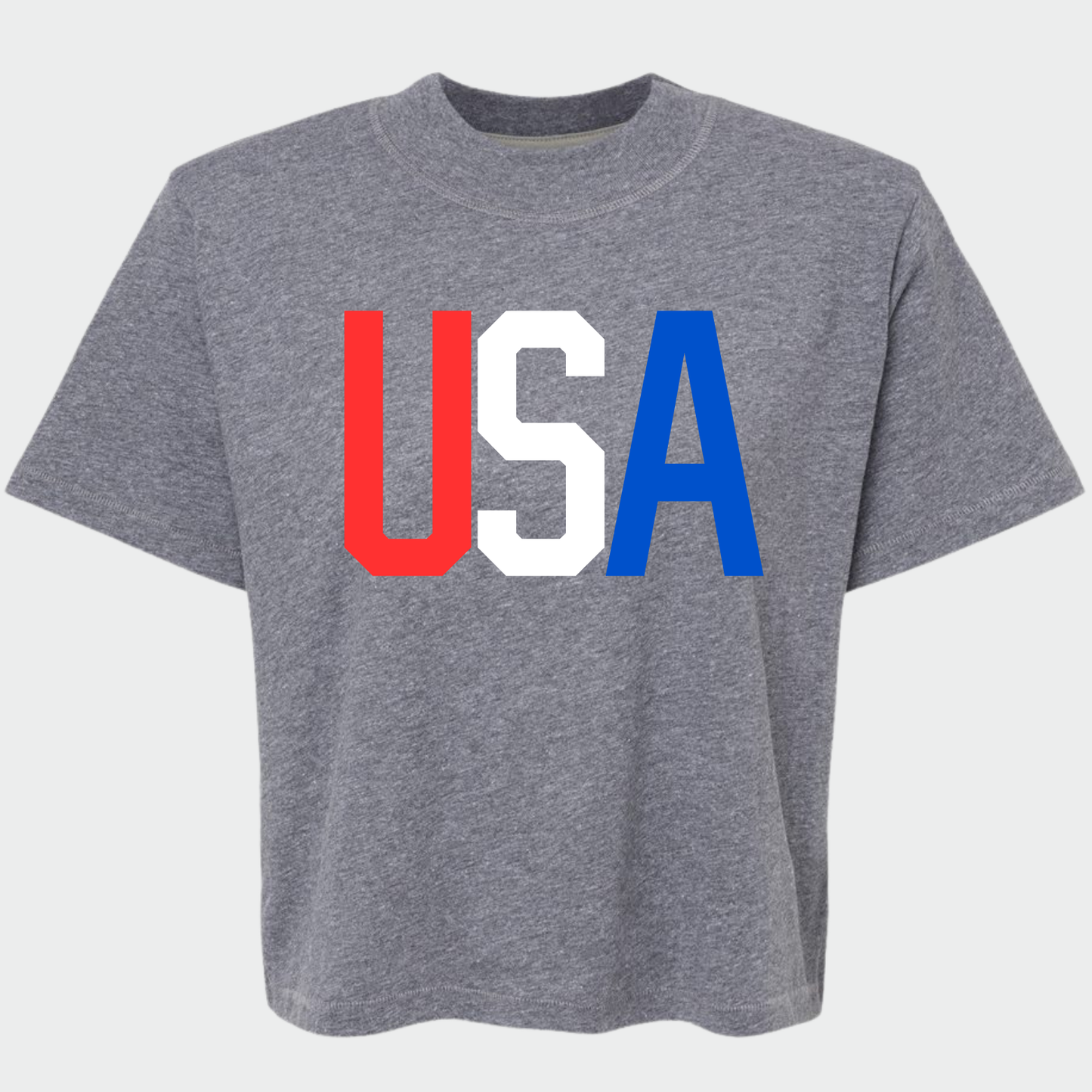 PATRIOTIC: USA Women's Boxy T-Shirt