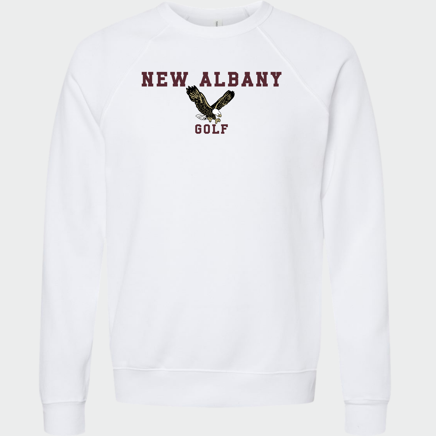 NAGolf: Sponge Fleece Raglan Crew Sweatshirt