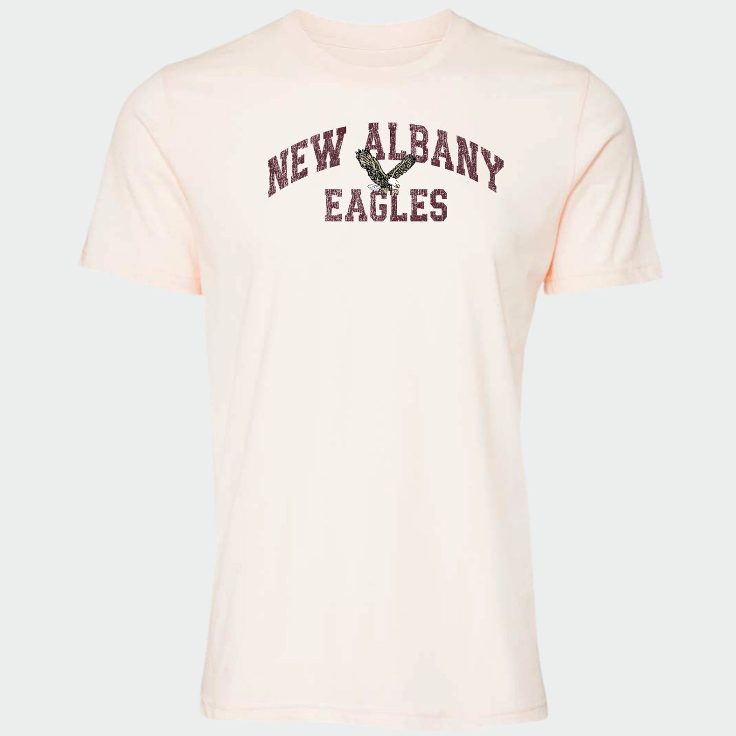 NAPTO: New Albany Eagles *Distressed Print* Blended T-Shirt