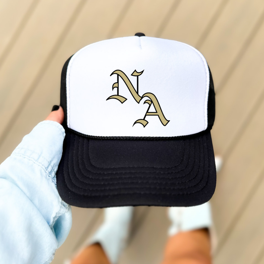 Old English NA Foam Trucker Hat