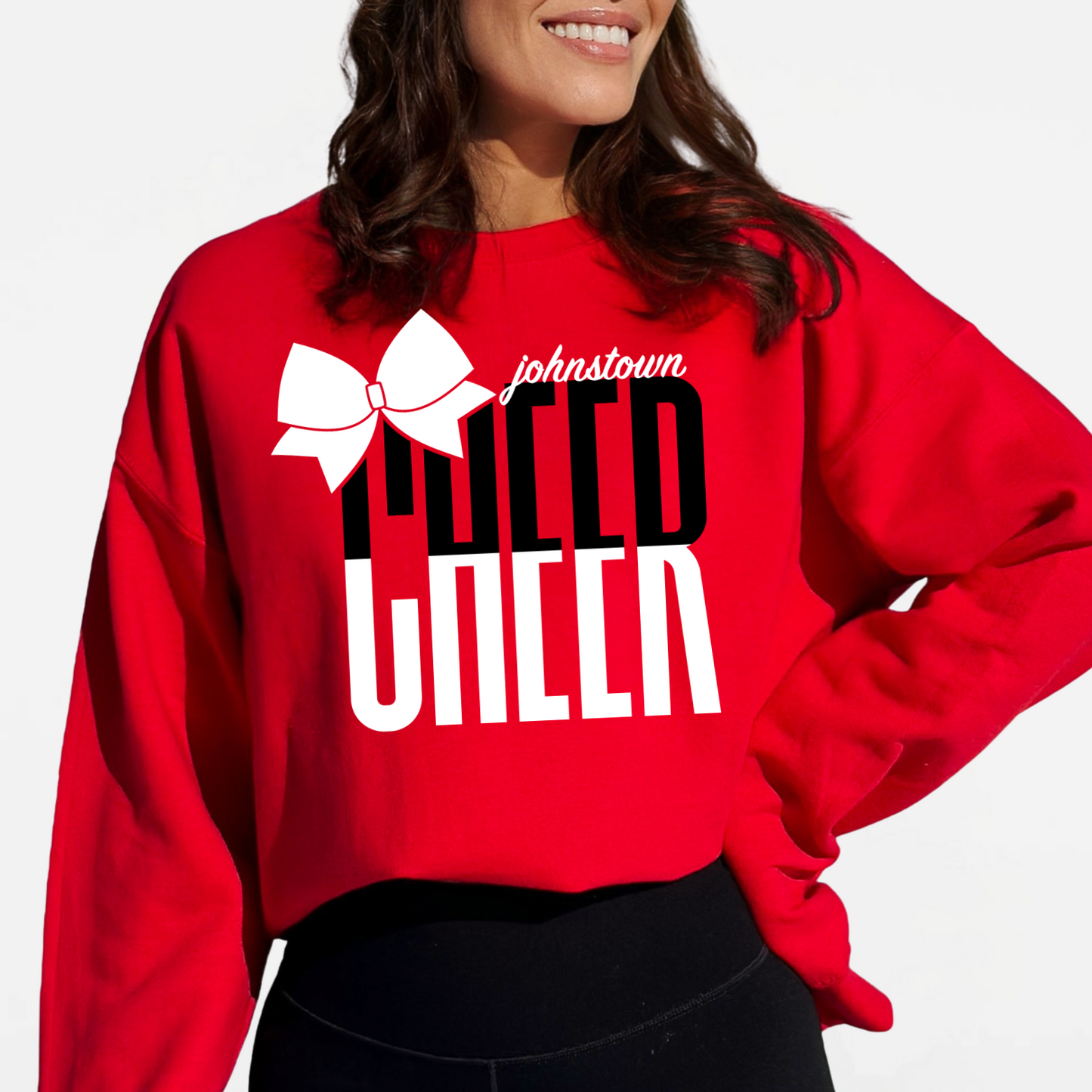 JYAA: Cheer Bow Crew Sweatshirt