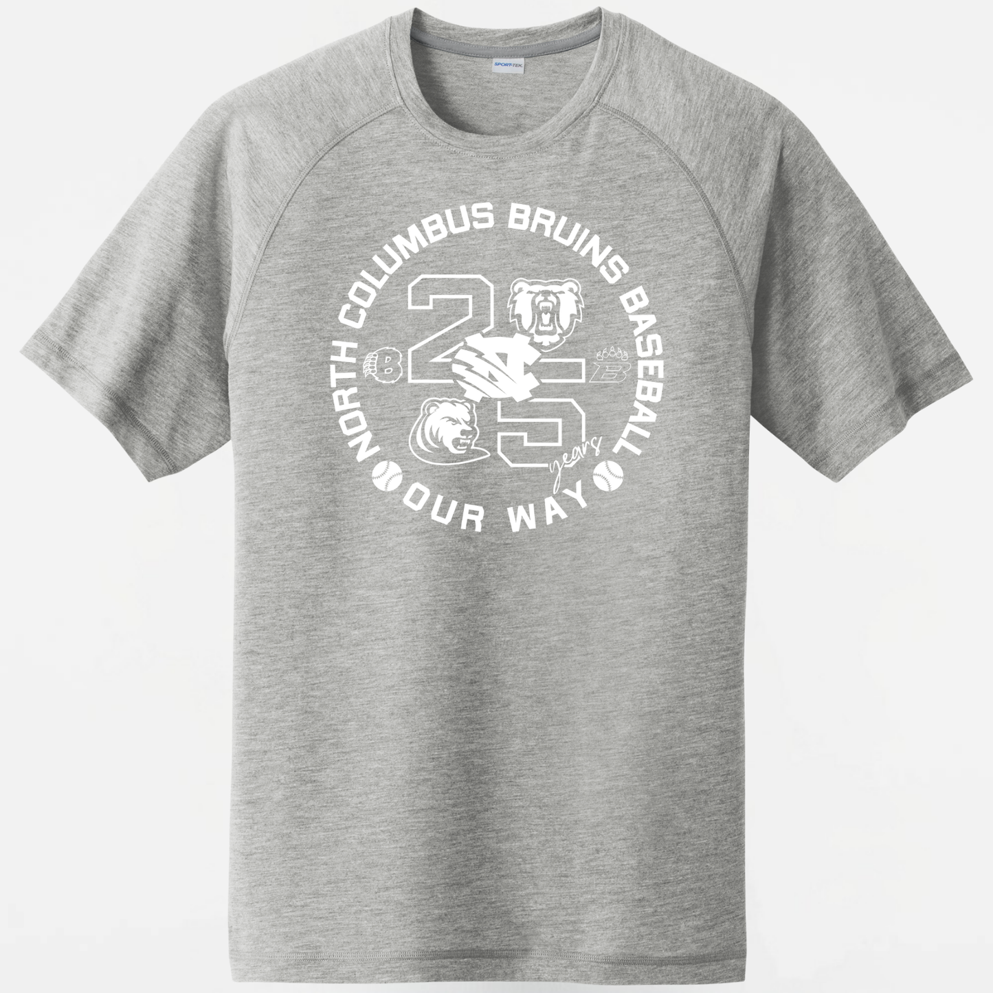 BRUINS: 25th Anniversary Raglan Triblend Tech T-Shirt