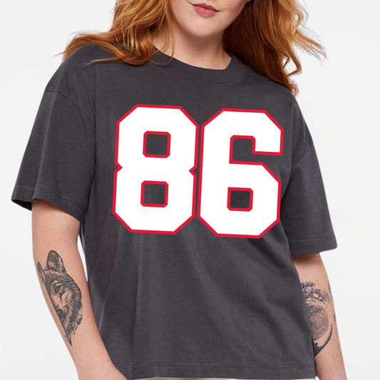 JYAA: Lucky Number Relaxed Crew T-Shirt