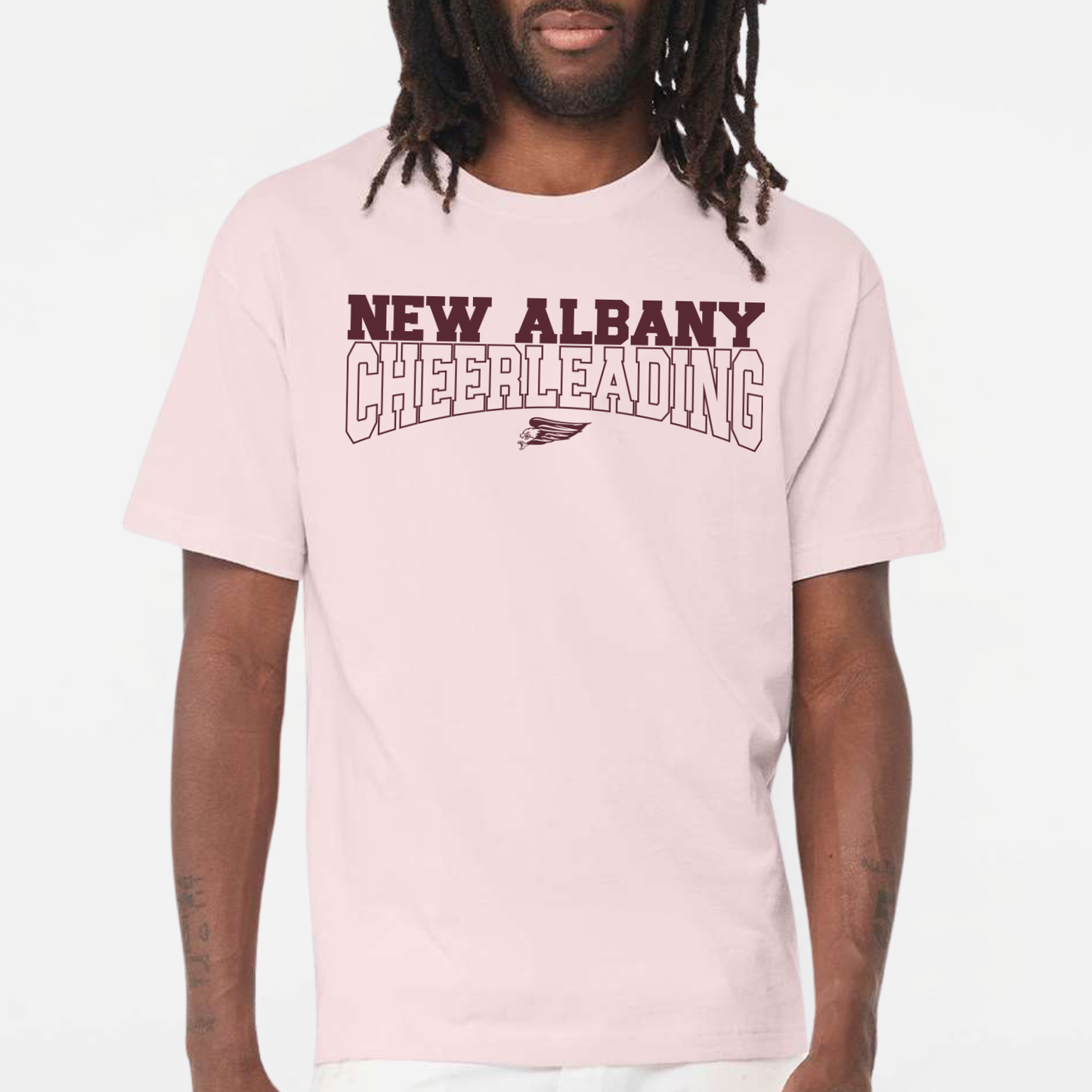NAYCHEER: New Albany Cheerleading 6oz Heavyweight T-Shirt