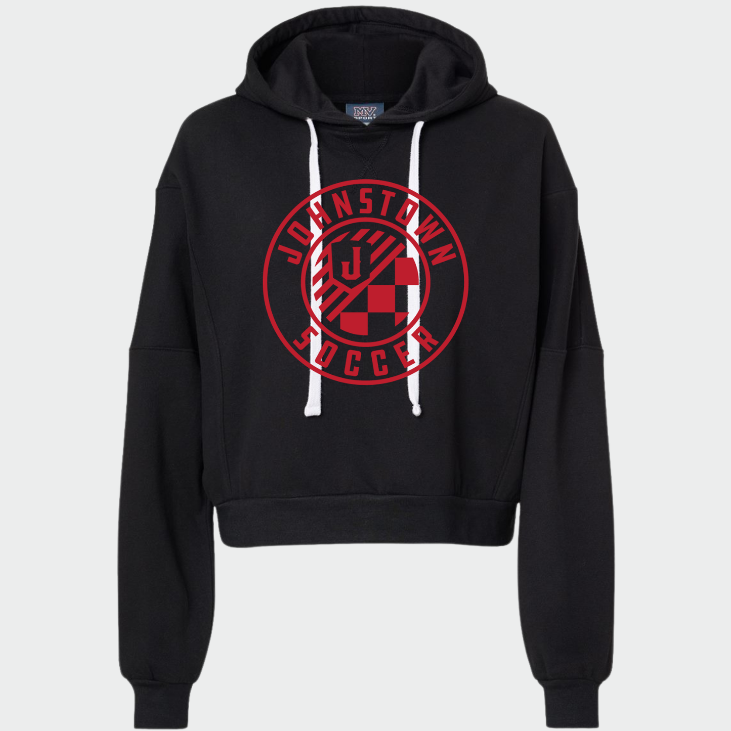 JYAA: Soccer Crop Hooded Sweatshirt