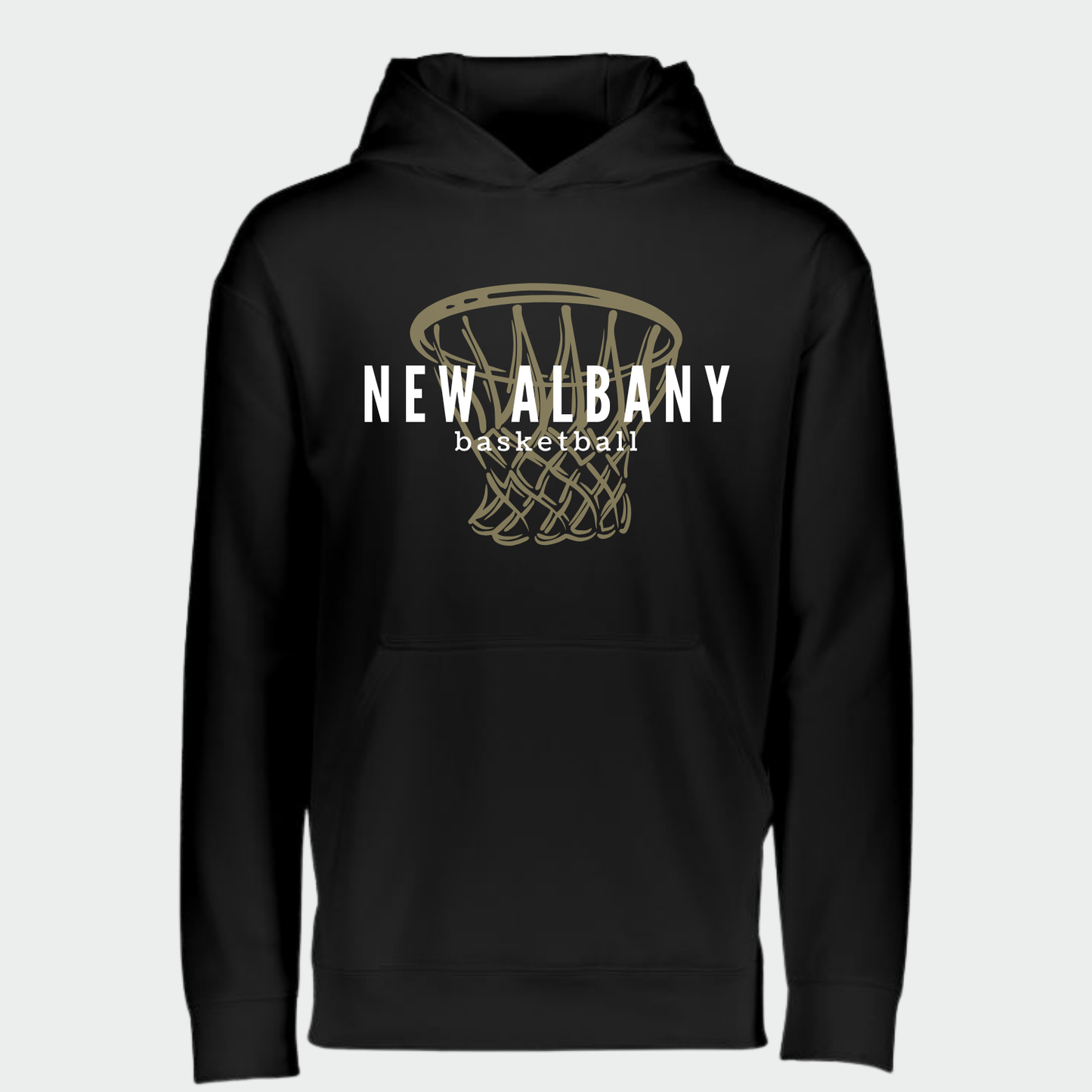 NAGTB: New Albany Basketball Net Tech Hooded Sweatshirt
