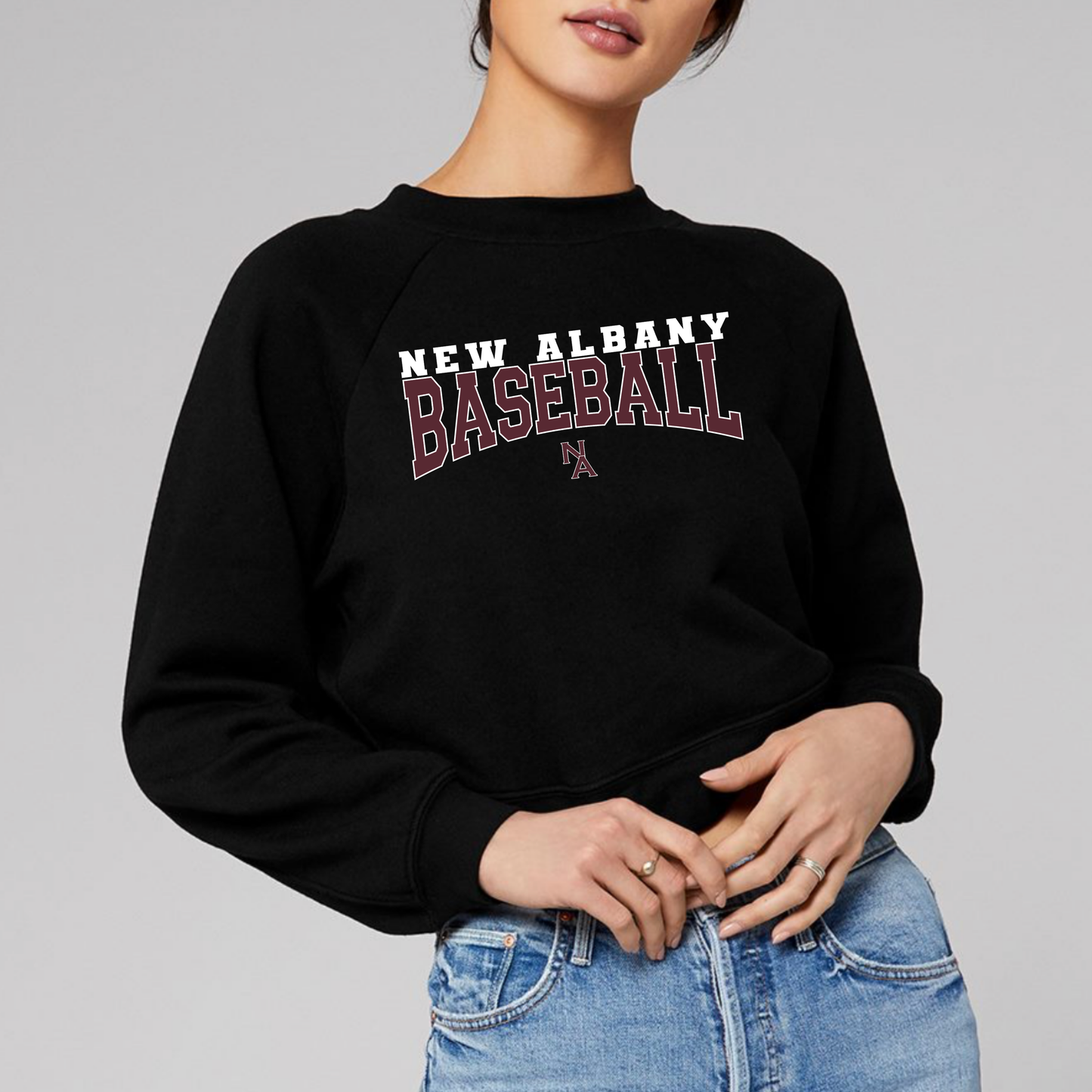 NA Travel Baseball: Women's Raglan Sweatshirt