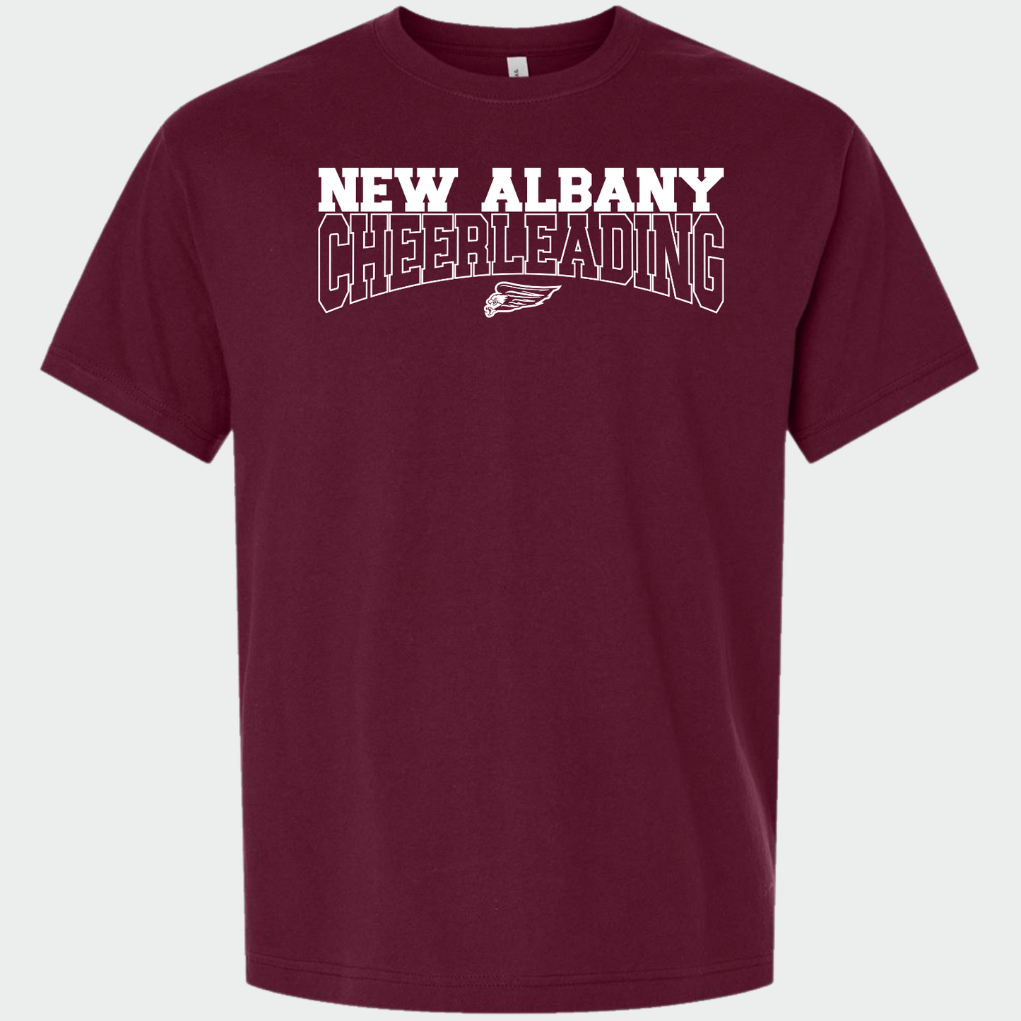 NAYCHEER: New Albany Cheerleading 6oz Heavyweight T-Shirt