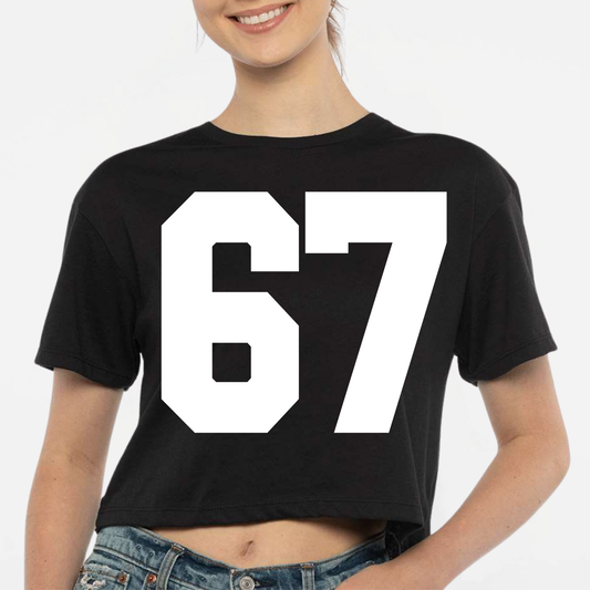 Lucky Number Women's Crop Top