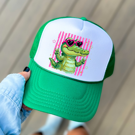 PTAC: Painted Gator Foam Trucker Hat