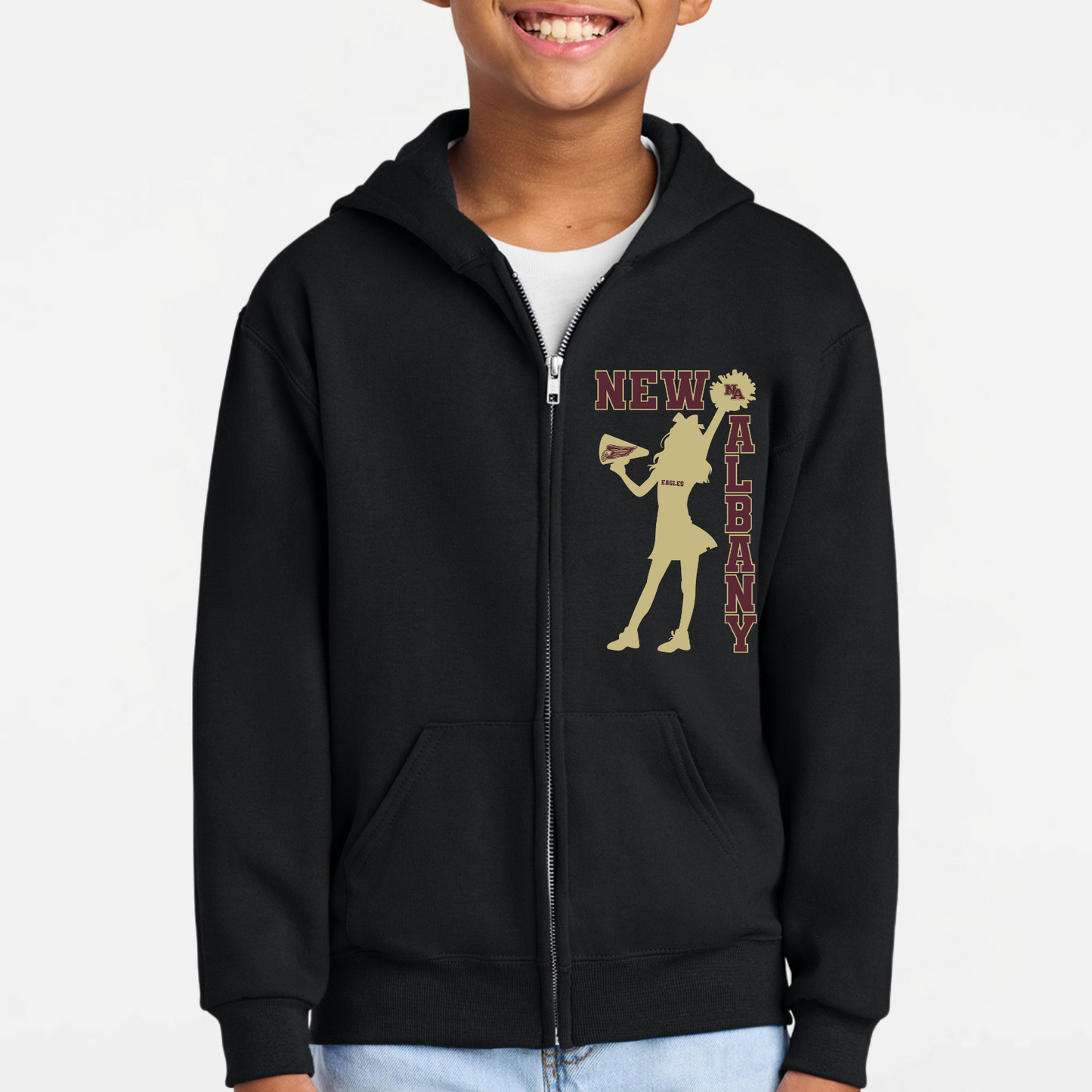 NAYCHEER: 2025 NA Youth Cheer Full-Zip Sweatshirt