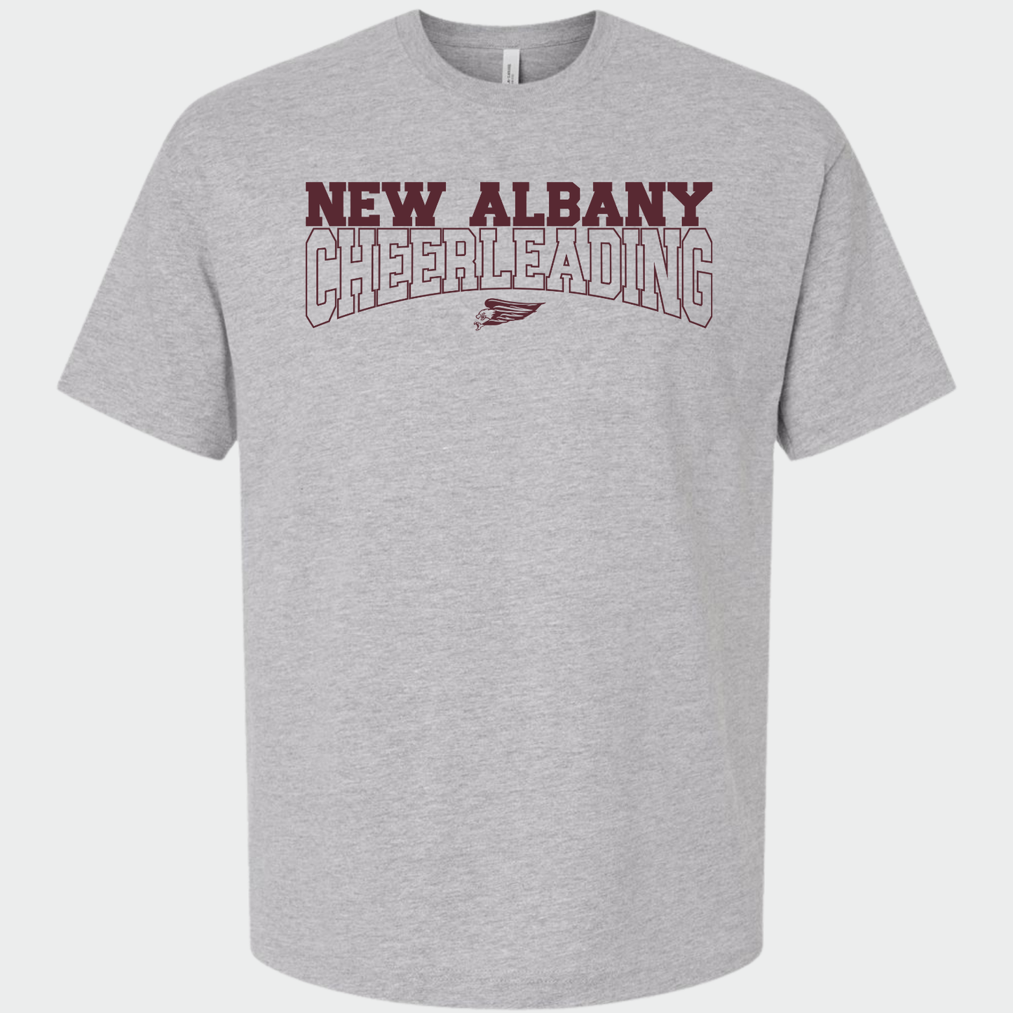 NAYCHEER: New Albany Cheerleading 6oz Heavyweight T-Shirt