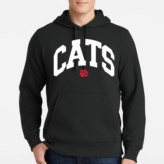 Westerville South: Cats Pullover Hooded Sweatshirt