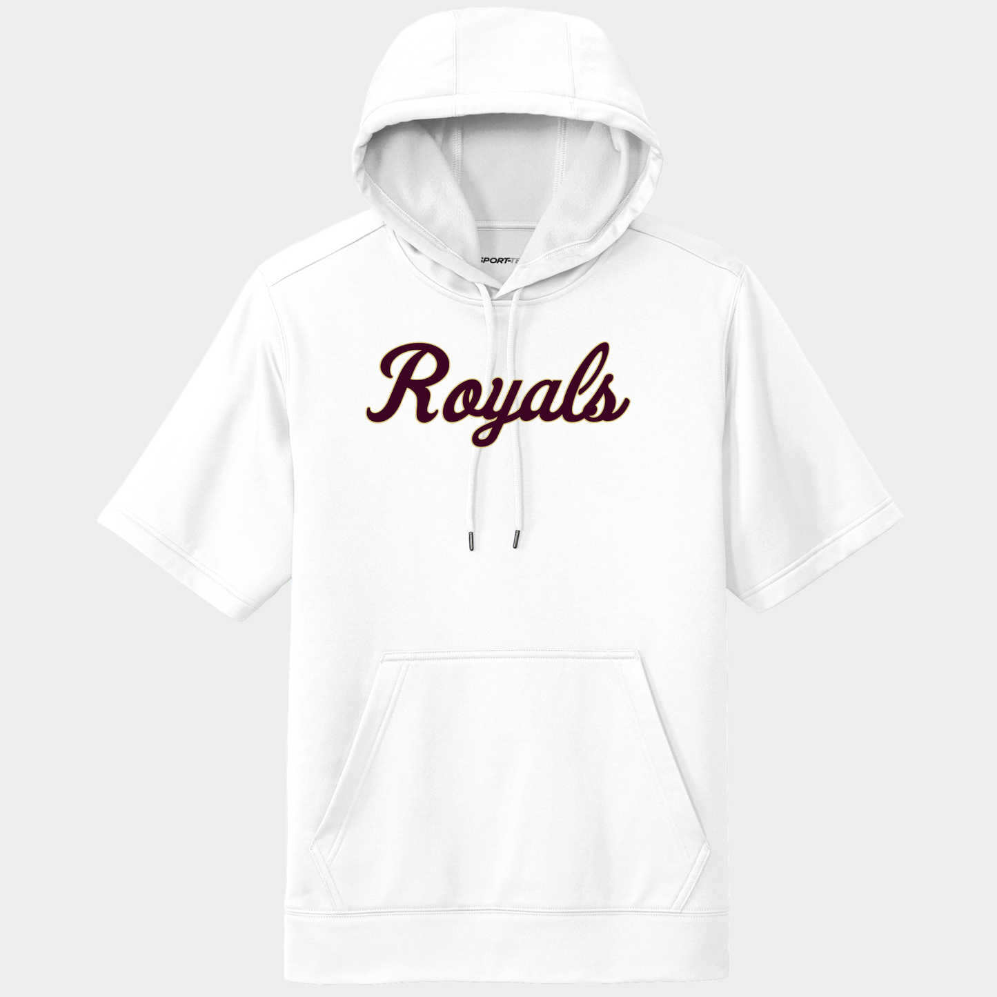 TCR: Royals Script, Short Sleeve Tech Fleece Hoodie