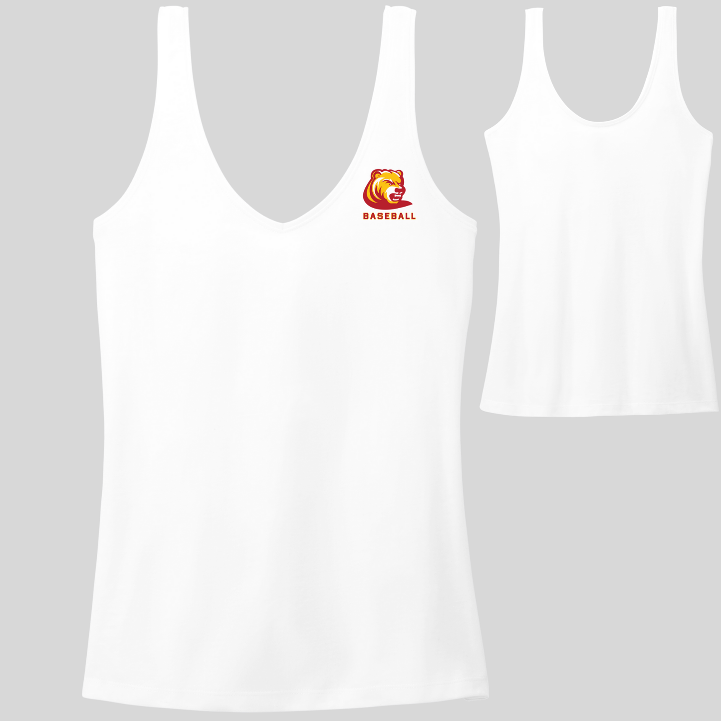 BRUINS: Women's CVC V-Neck Tank Top