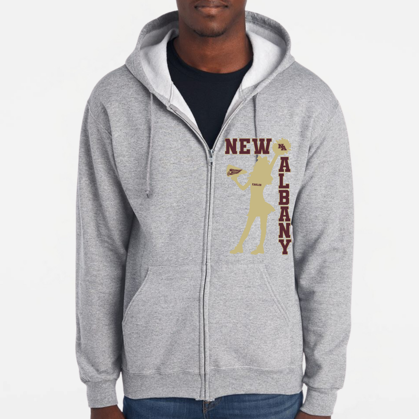 NAYCHEER: 2025 NA Youth Cheer Full-Zip Sweatshirt