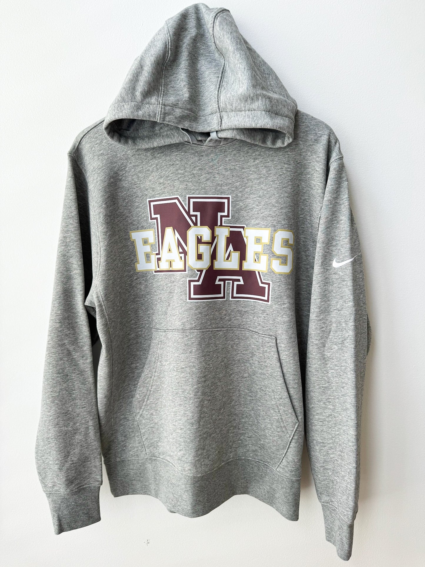 Nike Club Fleece Sleeve Swoosh Pullover Hoodie - NA Eagles Exclusive Print