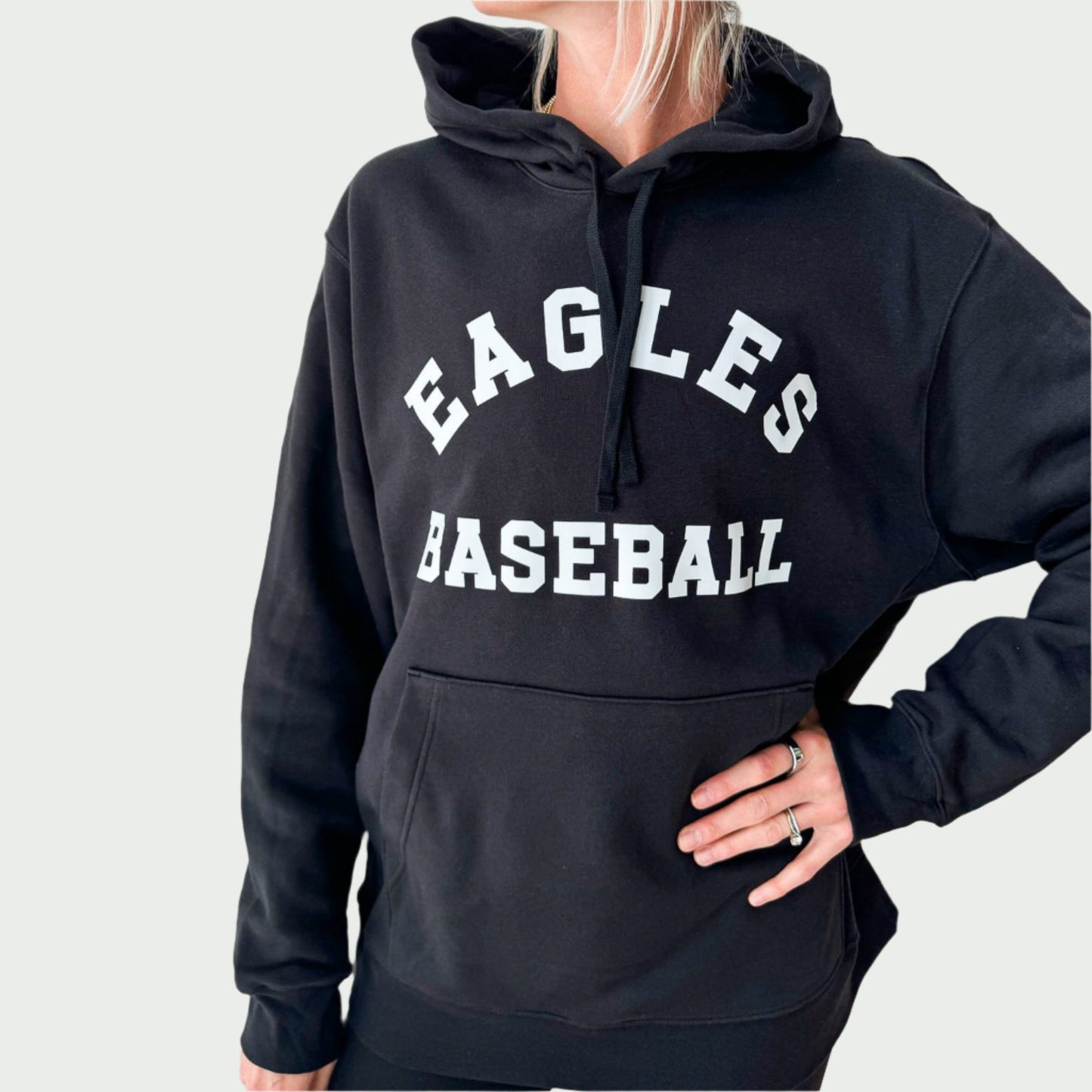 NA Baseball: Nike Eagles Baseball Hooded Sweatshirt