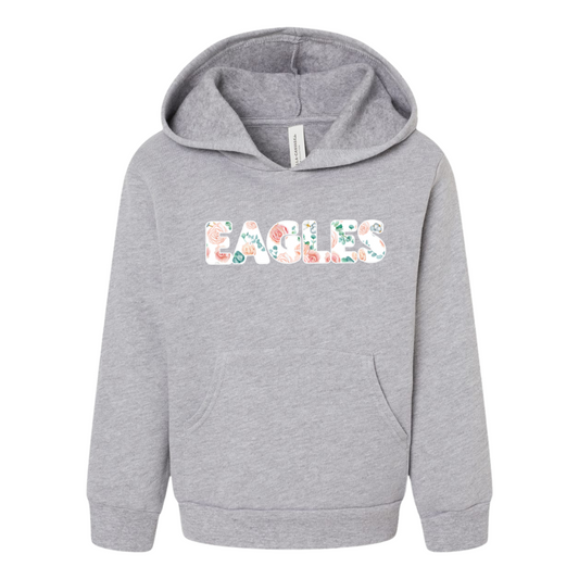 Floral Eagles Hooded Sweatshirt