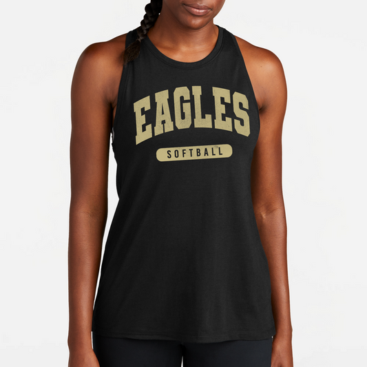 Eagles Softball: Women's Triblend Wicking Tank Top