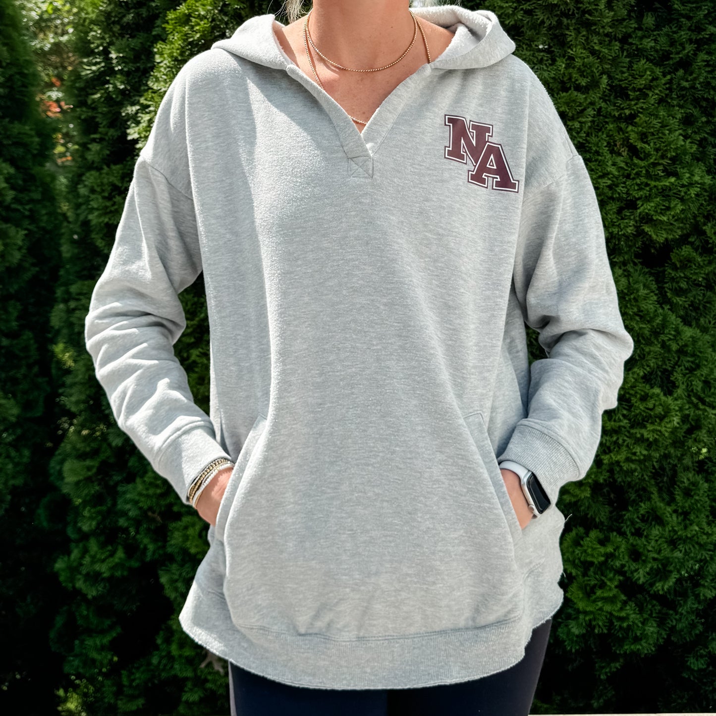 NA Cozy Jersey Hoodie - Grey
