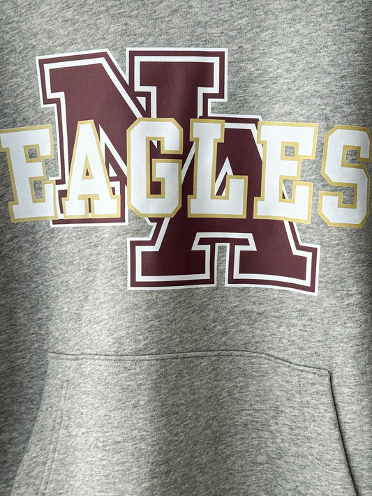 Nike Club Fleece Sleeve Swoosh Pullover Hoodie - NA Eagles Exclusive Print