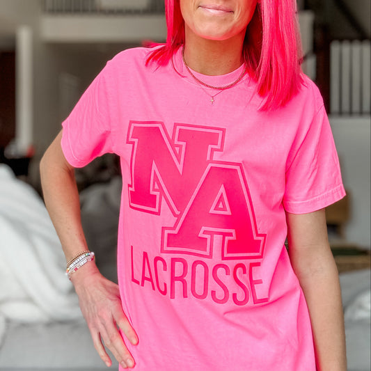 NA Lacrosse: 3D-Printed Monochrome Tee