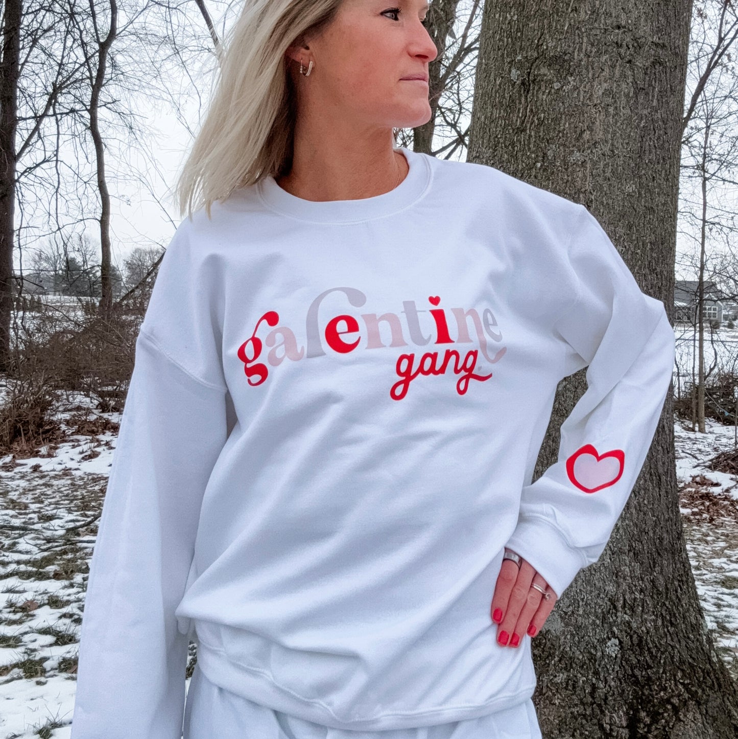 *marketing sample* Galentine Gang Sweatshirt - size large